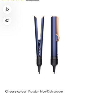 Dyson Hair Straightener in Blue and Copper
